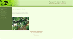 Desktop Screenshot of nguyenslawncare.com