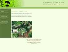 Tablet Screenshot of nguyenslawncare.com